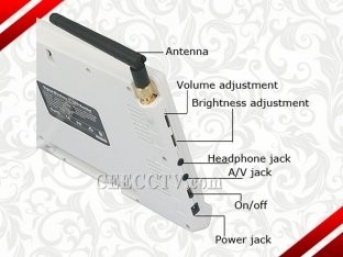 7“ LCD de Draadloze Monitor van de Signaalbaby met de Camera Bidirectionele spreker van 1 Stuk Dubbele kabeltelevisie EEG-BM88